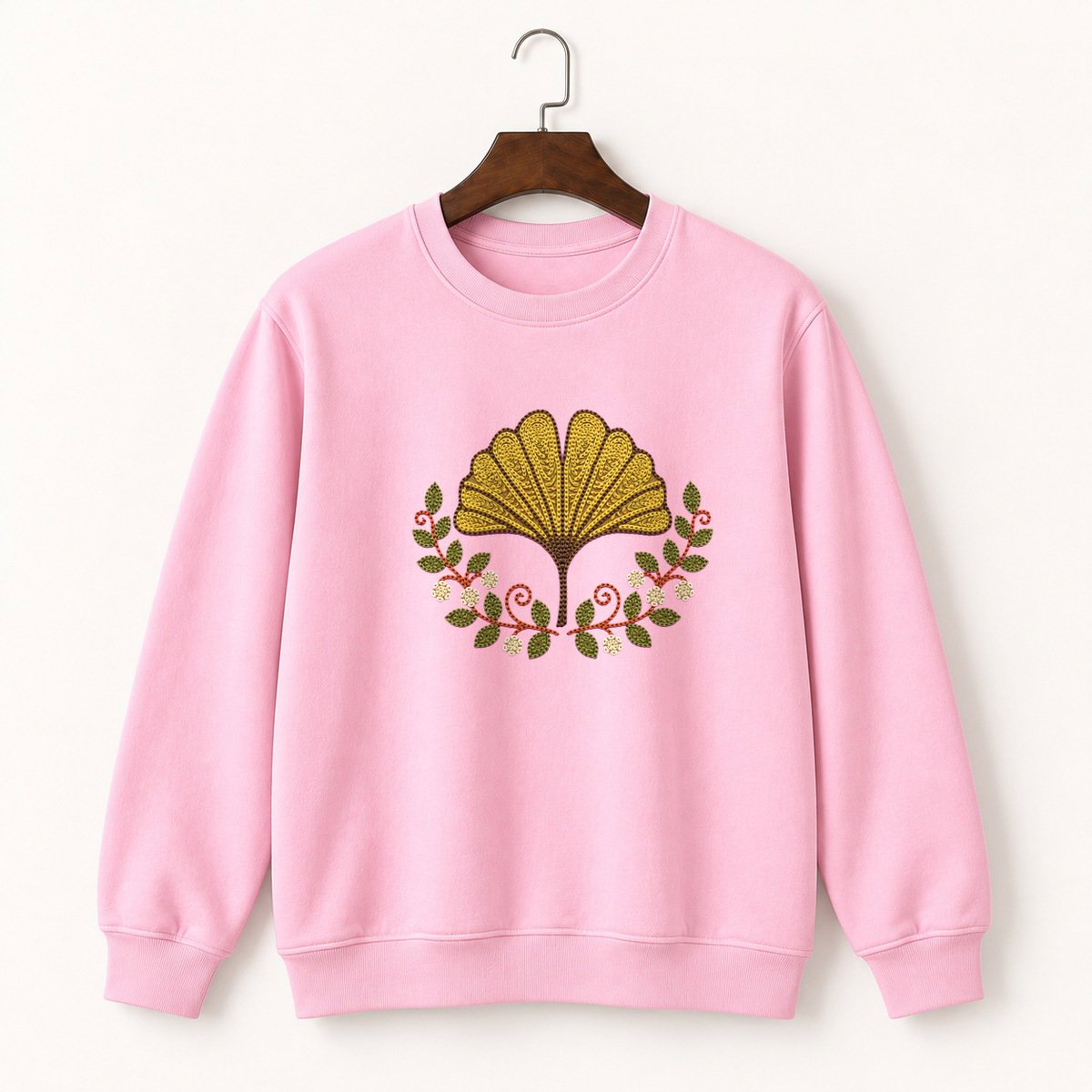 Ginkgo Leaf Crewneck Sweatshirt 4