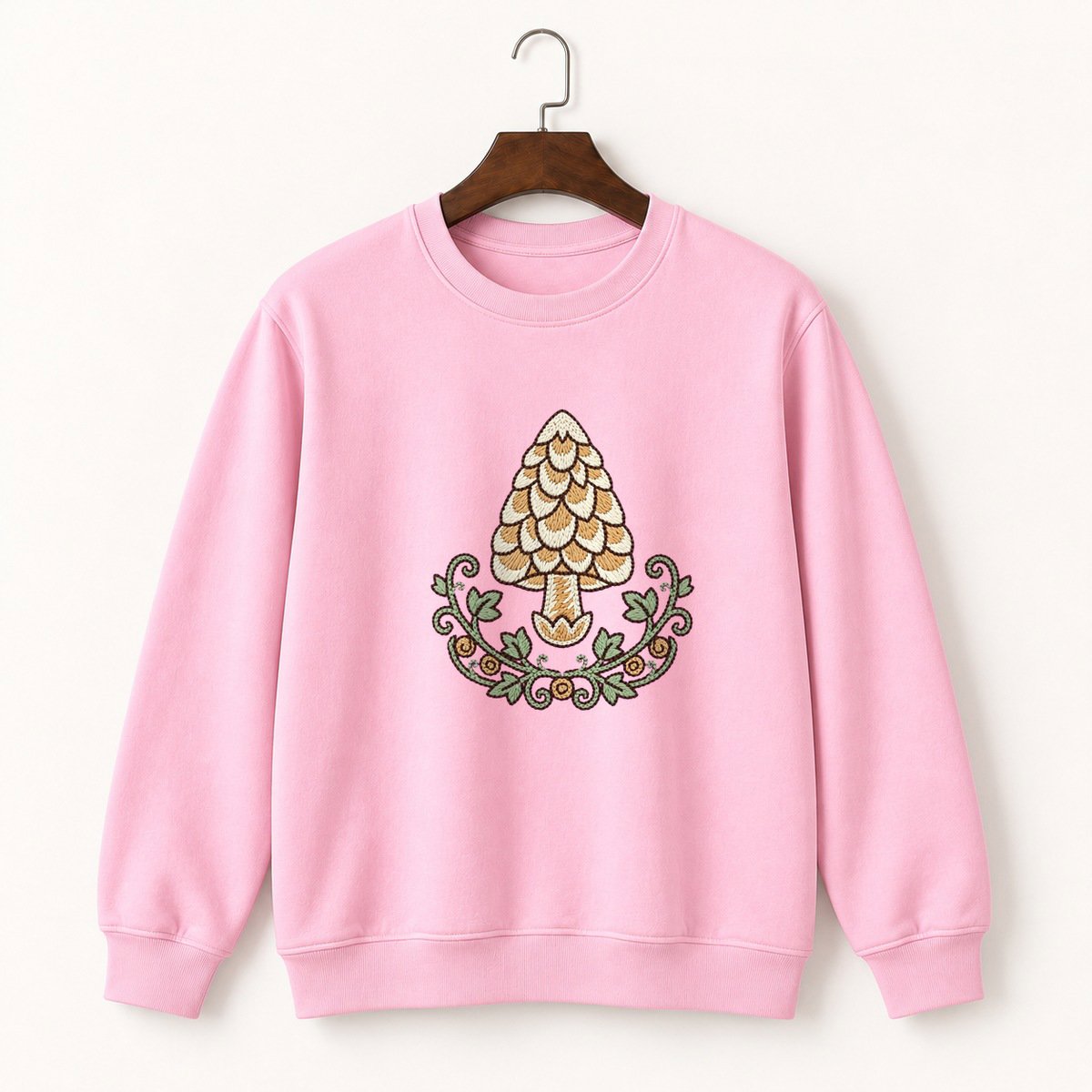 Shaggy Mane Mushroom Crewneck Sweatshirt 4