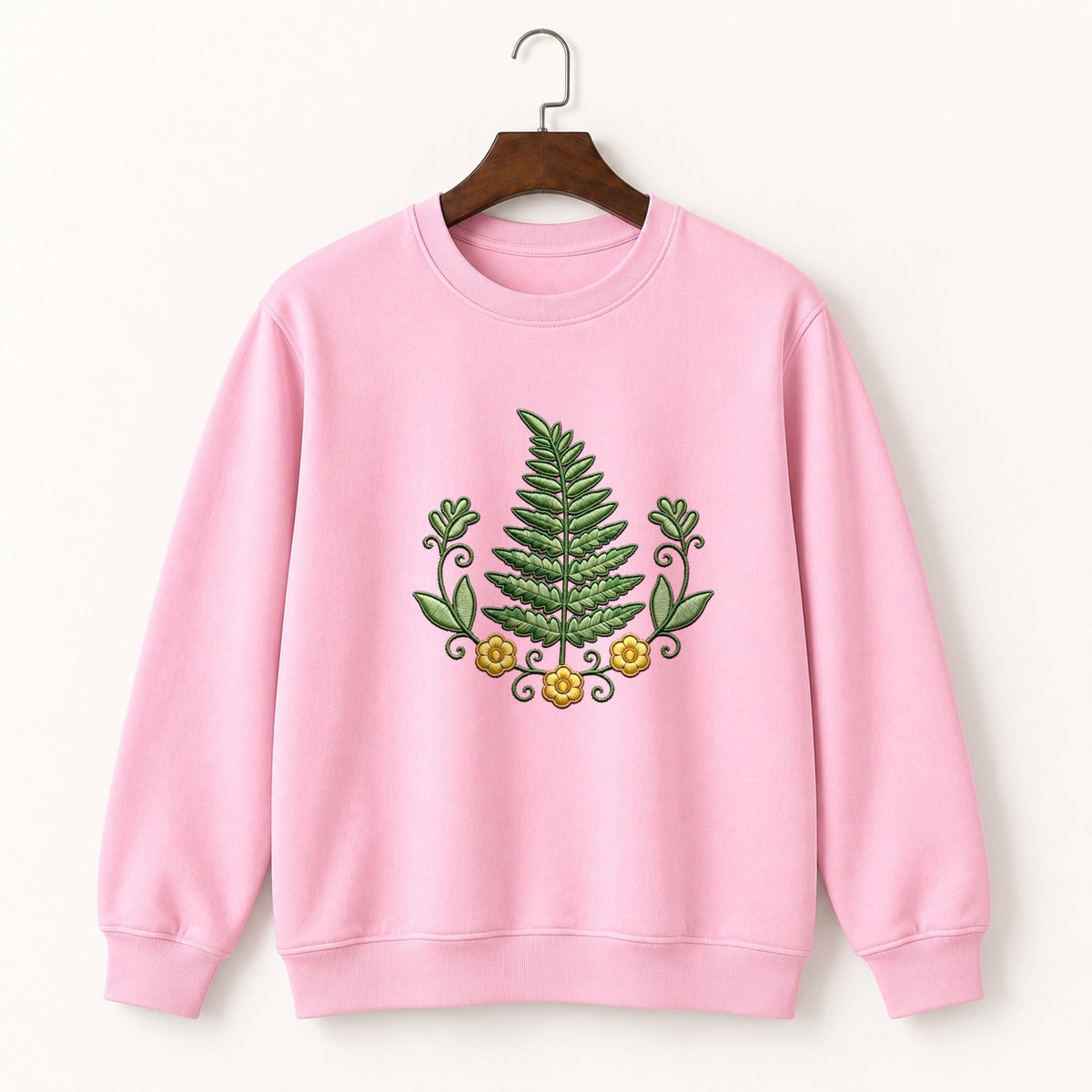 Fern Frond Crewneck Sweatshirt 4