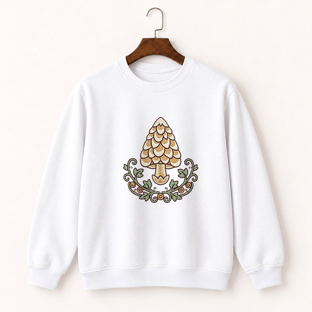Shaggy Mane Mushroom Crewneck Sweatshirt 5