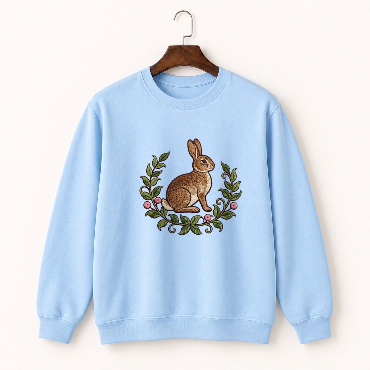 Eastern Cottontail Rabbit Crewneck Sweatshirt 1