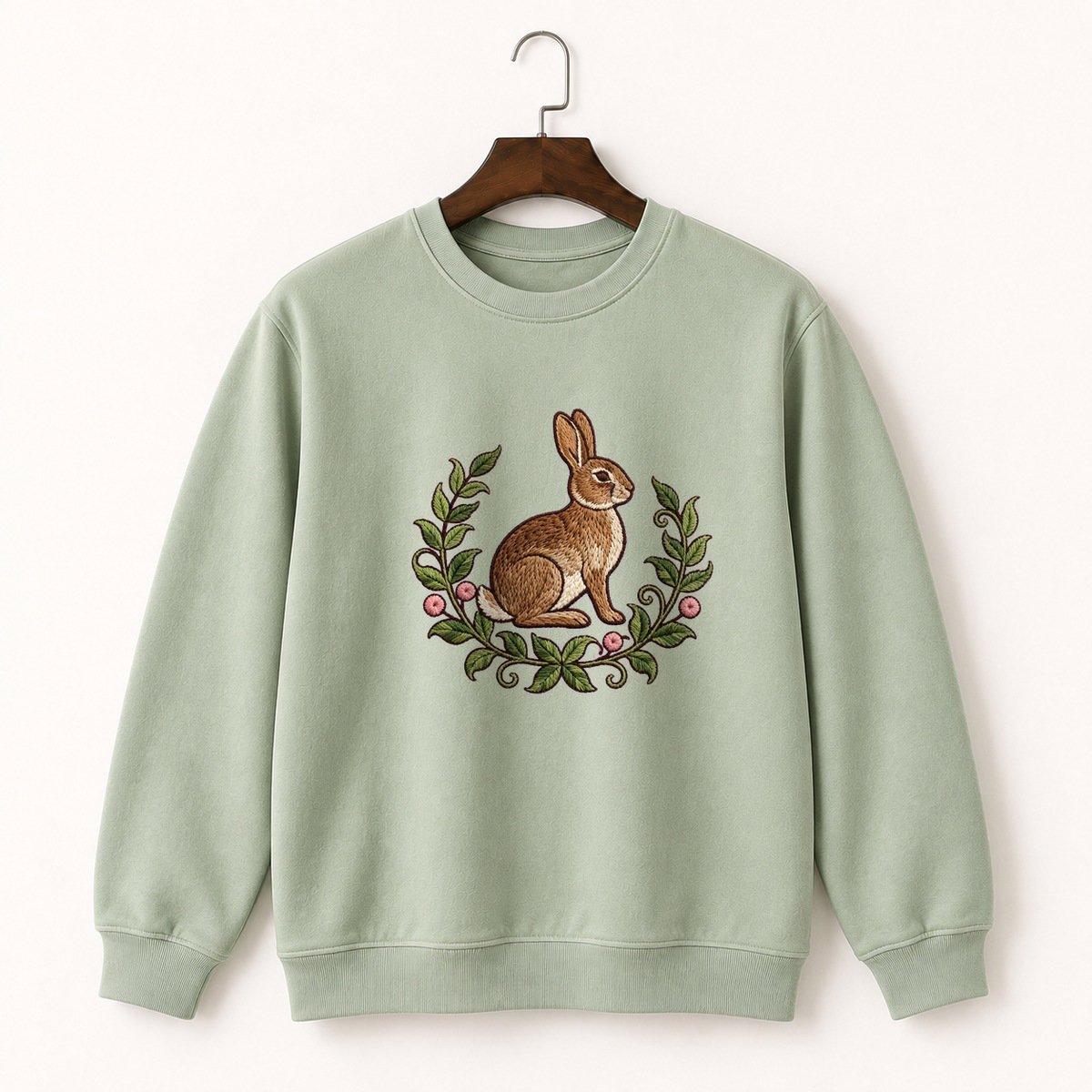 Eastern Cottontail Rabbit Crewneck Sweatshirt 2