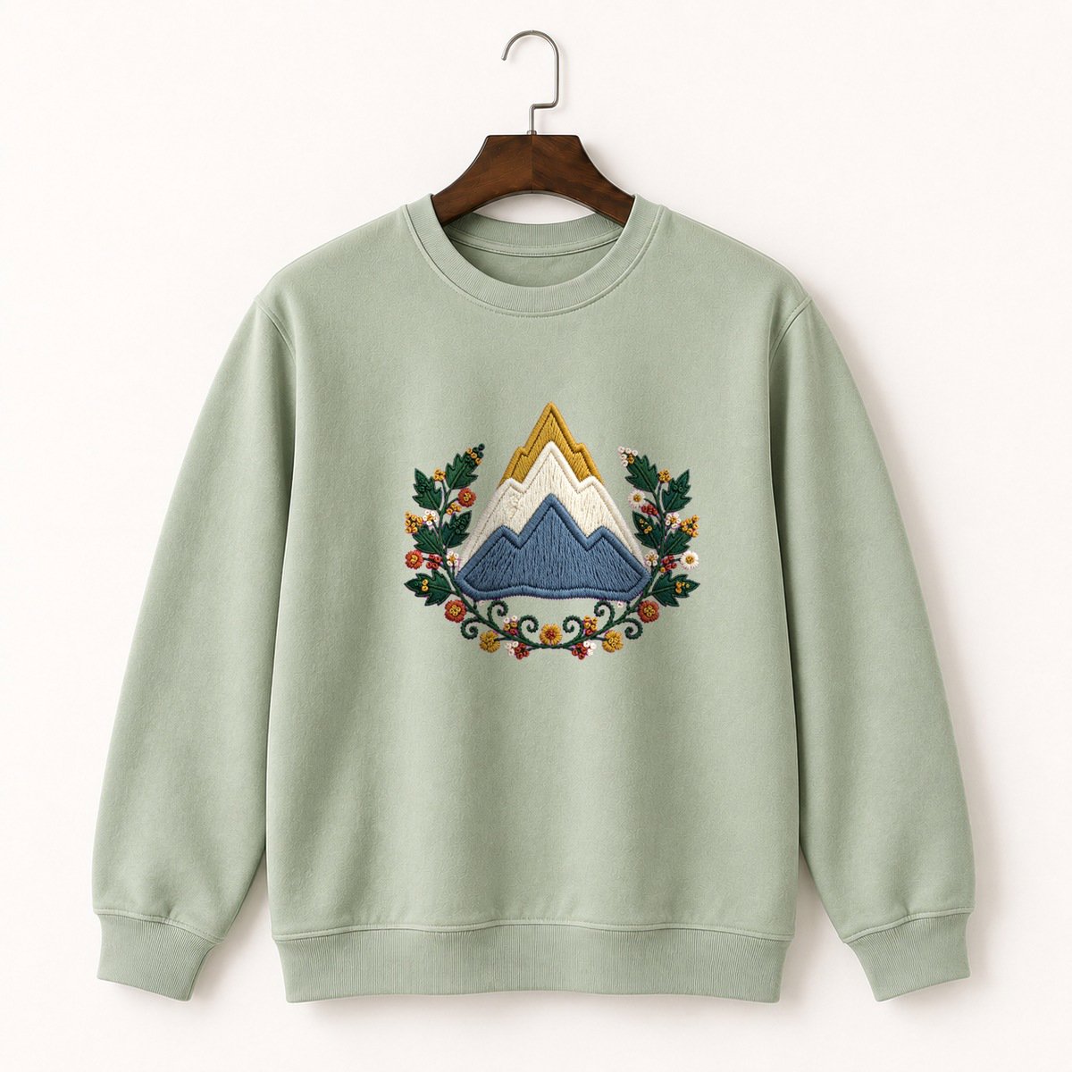 Adirondack Mountains Crewneck Sweatshirt 2