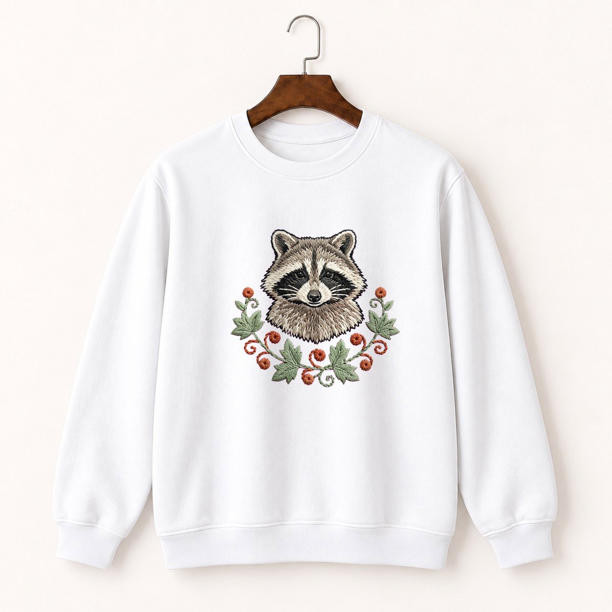 Raccoon Crewneck Sweatshirt 5