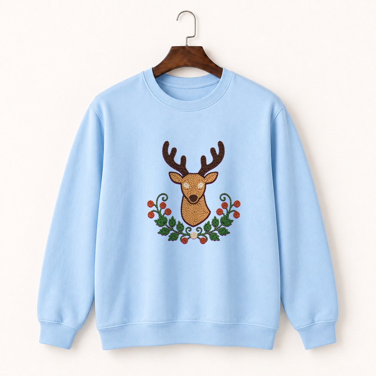 White-Tailed Deer Crewneck Sweatshirt 1