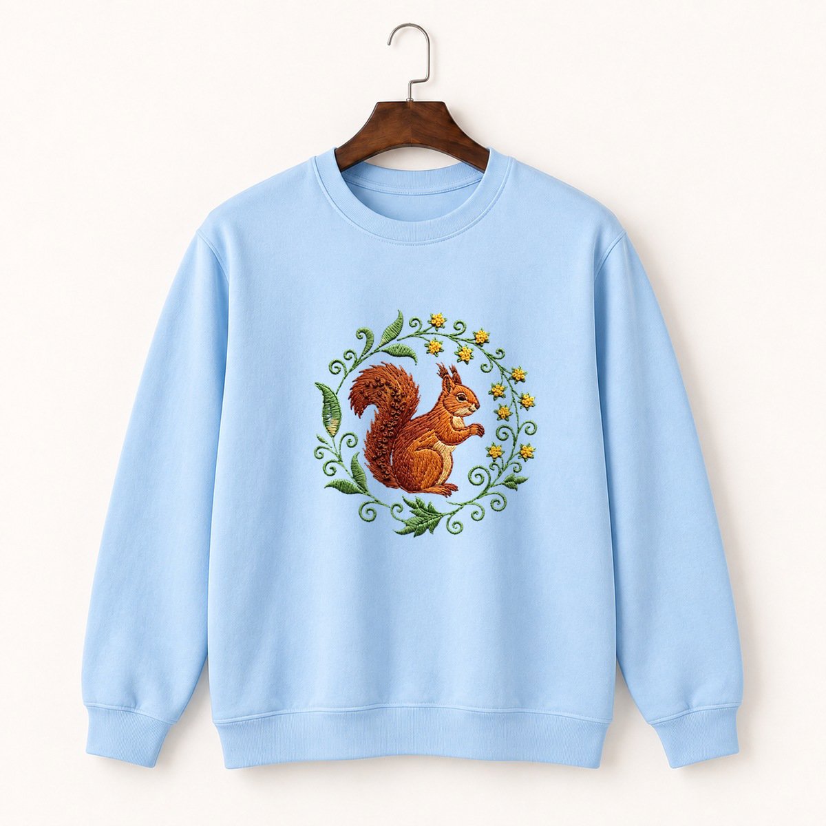 Red Squirrel Crewneck Sweatshirt 1