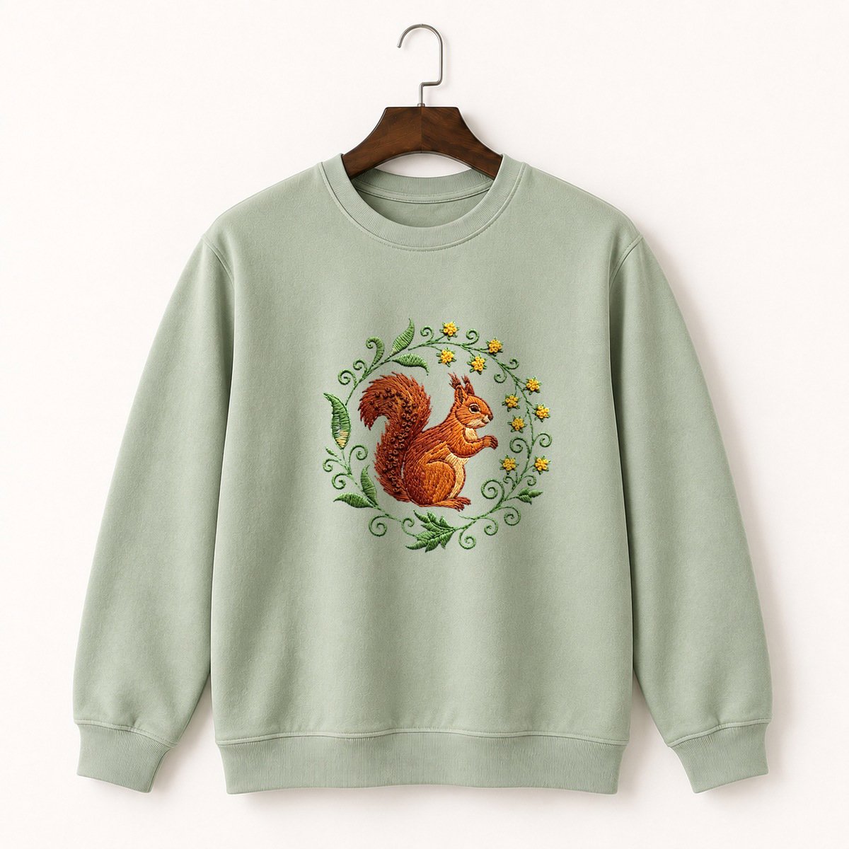 Red Squirrel Crewneck Sweatshirt 2