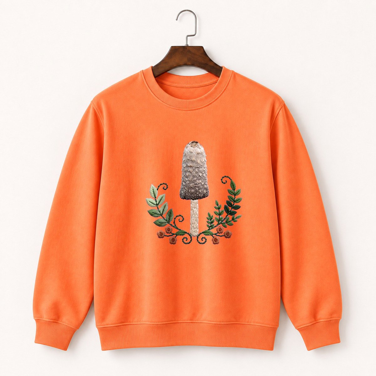 Ink Cap Mushroom Crewneck Sweatshirt 3