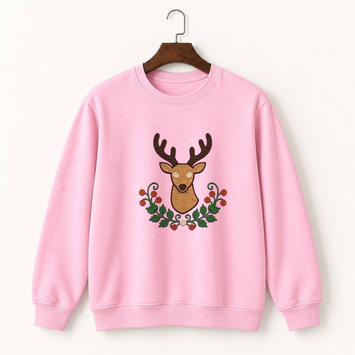 White-Tailed Deer Crewneck Sweatshirt 4