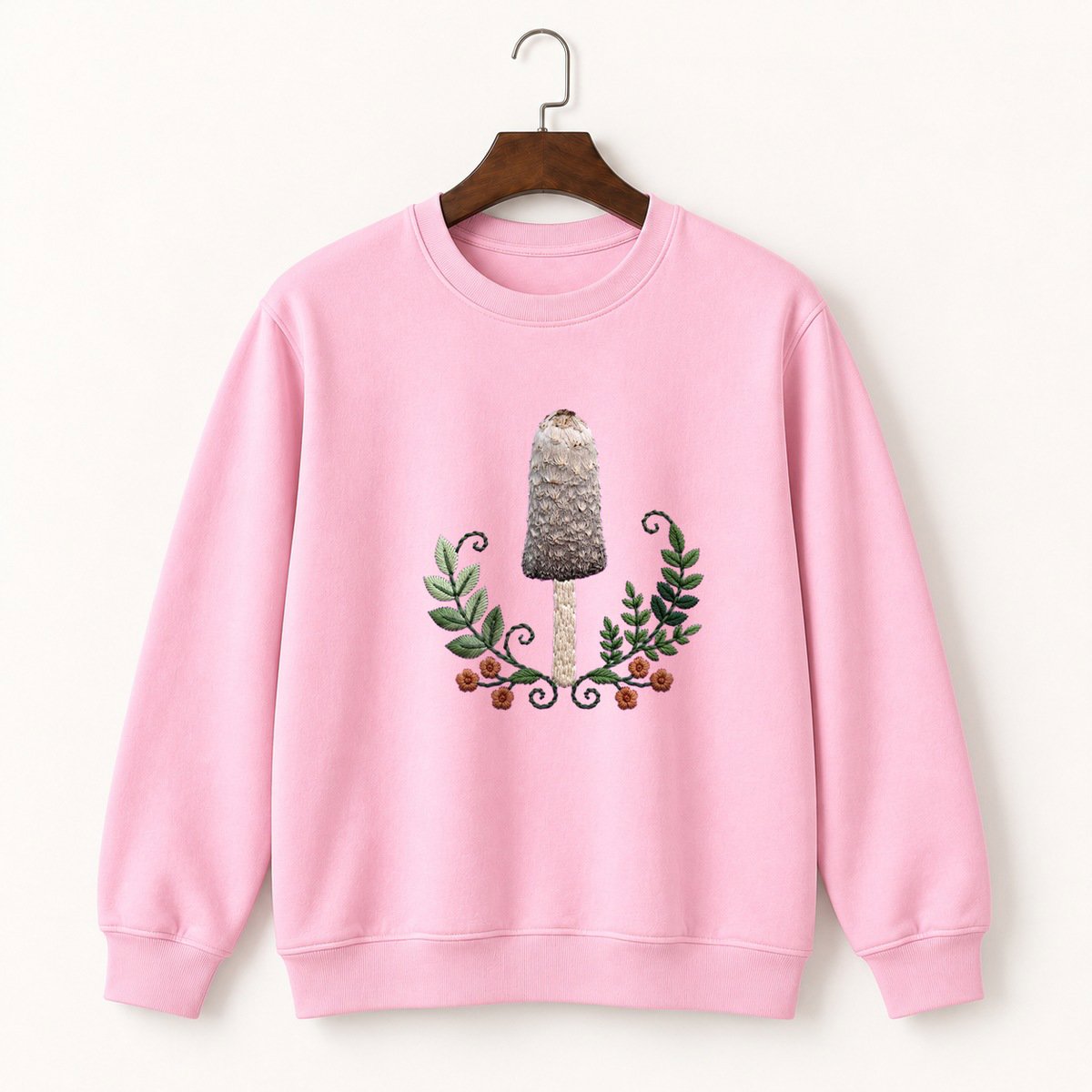 Ink Cap Mushroom Crewneck Sweatshirt 4