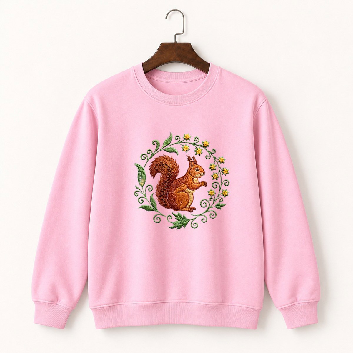 Red Squirrel Crewneck Sweatshirt 4