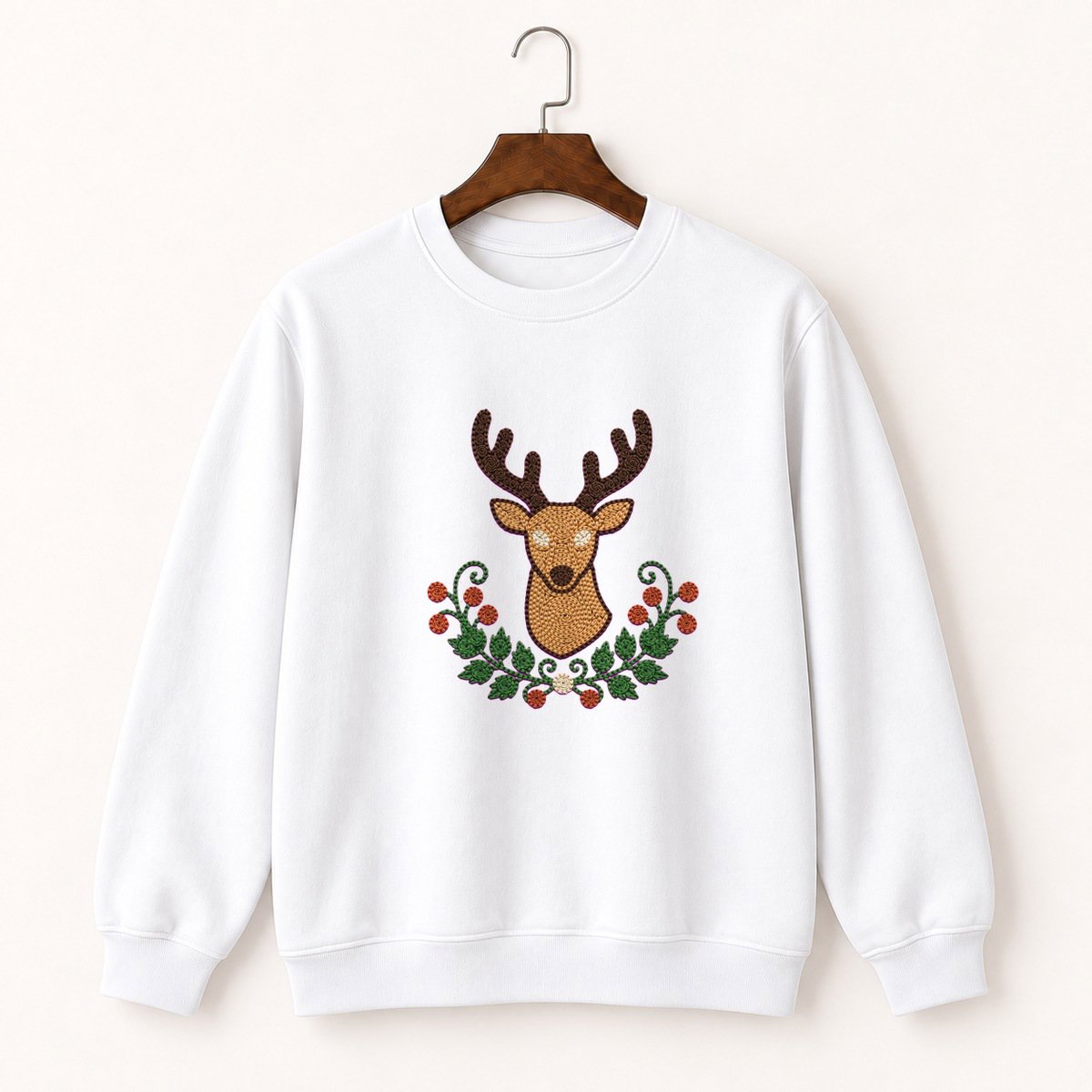White-Tailed Deer Crewneck Sweatshirt 5