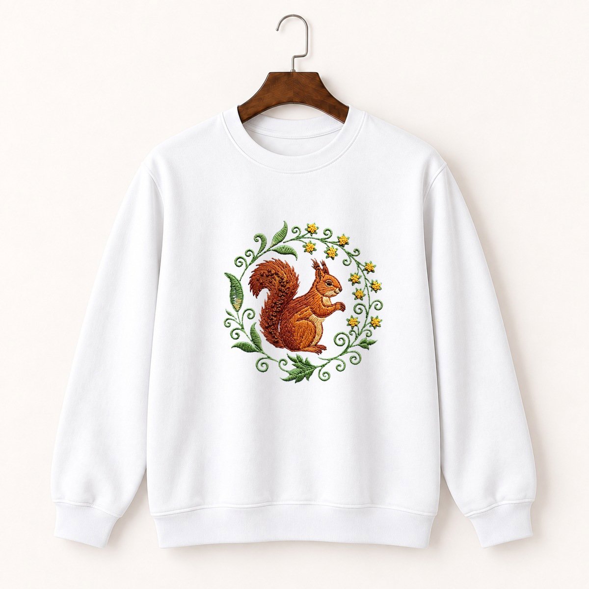 Red Squirrel Crewneck Sweatshirt 5