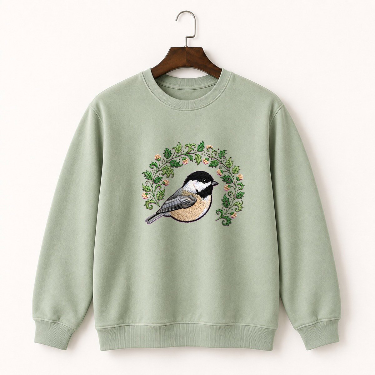 Black-Capped Chickadee Crewneck Sweatshirt 2