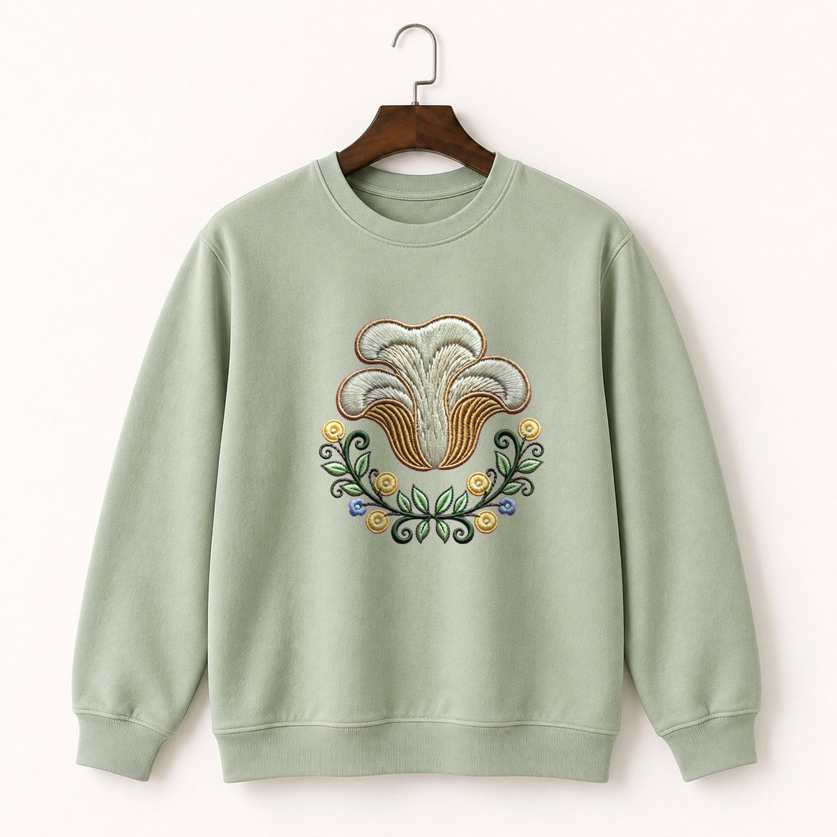 Oyster Mushroom Crewneck Sweatshirt 2