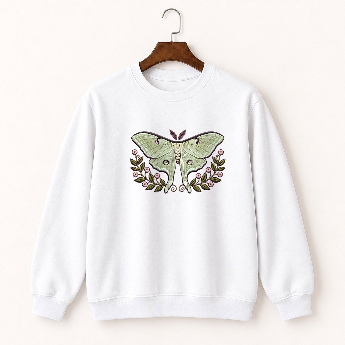 Luna Moth Crewneck Sweatshirt 5