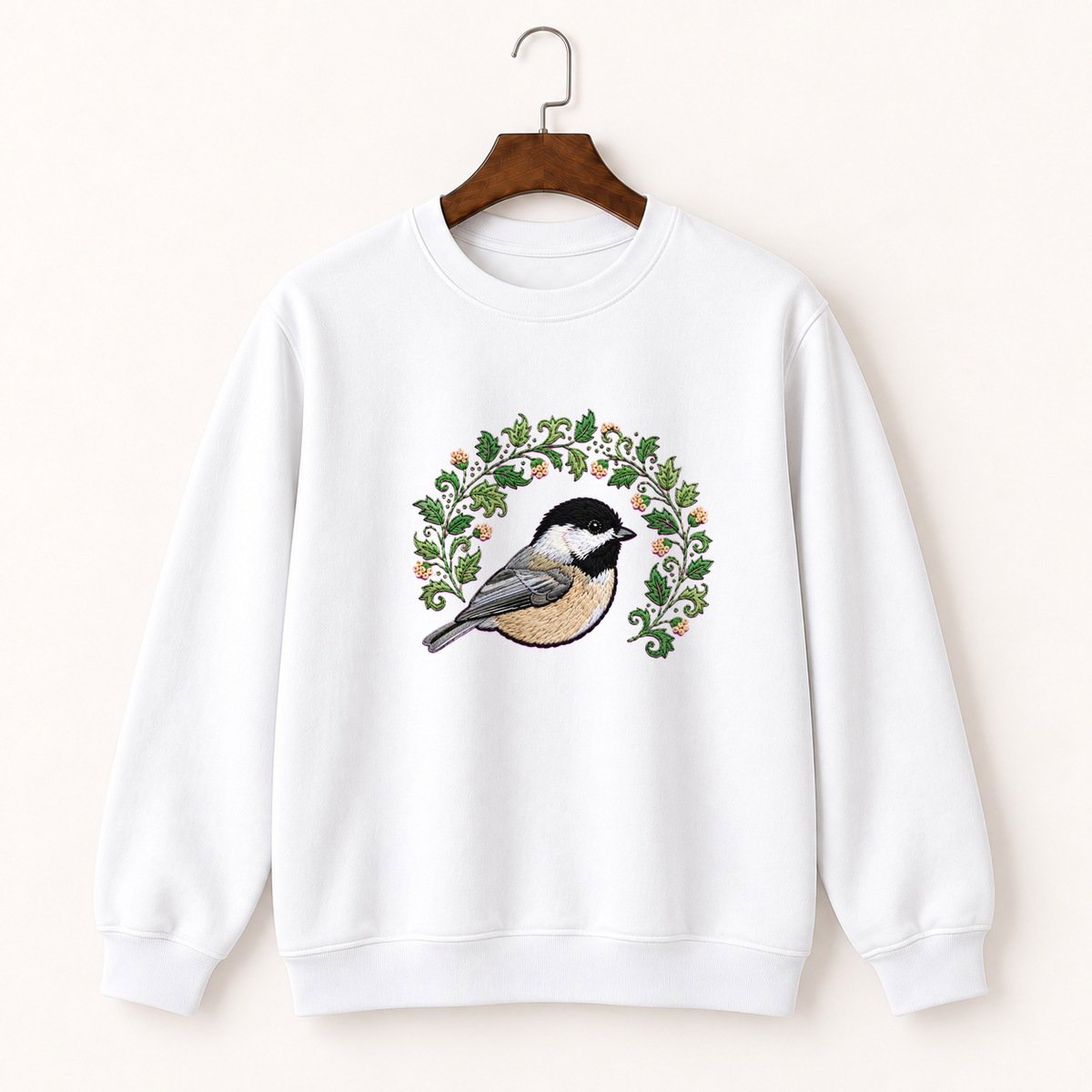 Black-Capped Chickadee Crewneck Sweatshirt 5