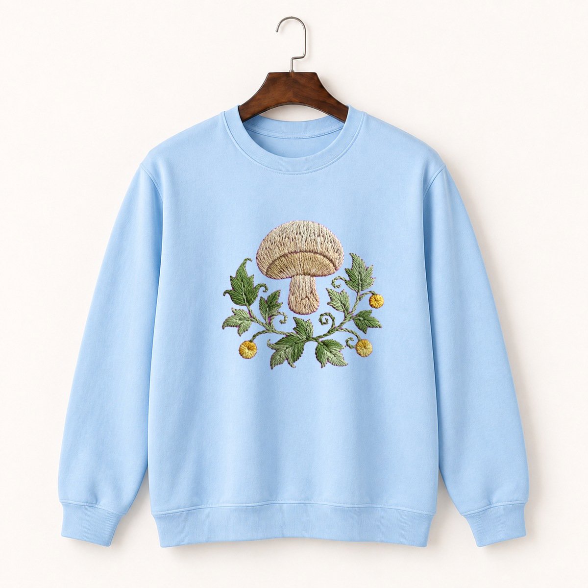 Puffball Mushroom Crewneck Sweatshirt 1