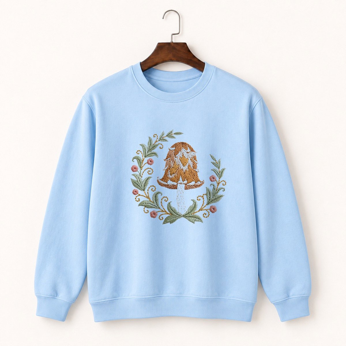 Shaggy Mane Mushroom Crewneck Sweatshirt 1