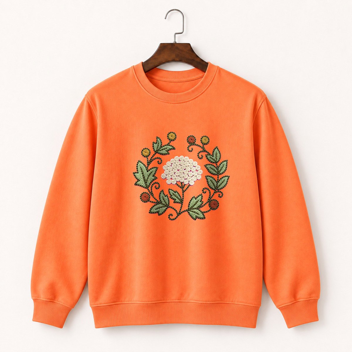 Yarrow Flower Crewneck Sweatshirt 3