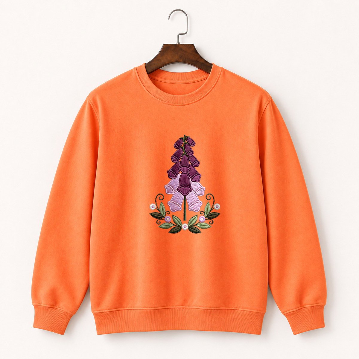 Foxglove Flower Crewneck Sweatshirt 3