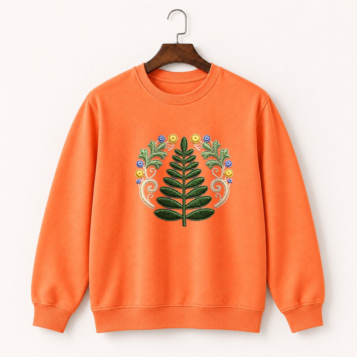 Fern Frond Crewneck Sweatshirt 3