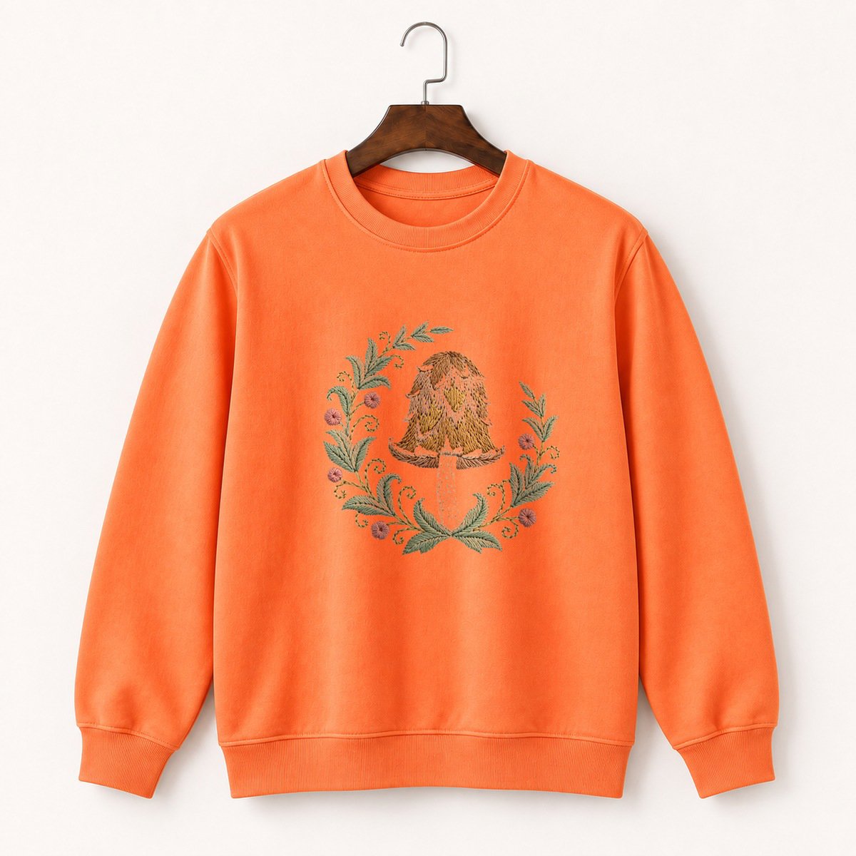 Shaggy Mane Mushroom Crewneck Sweatshirt 3