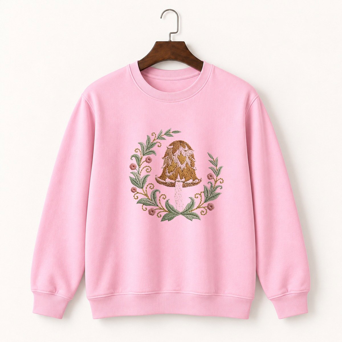 Shaggy Mane Mushroom Crewneck Sweatshirt 4