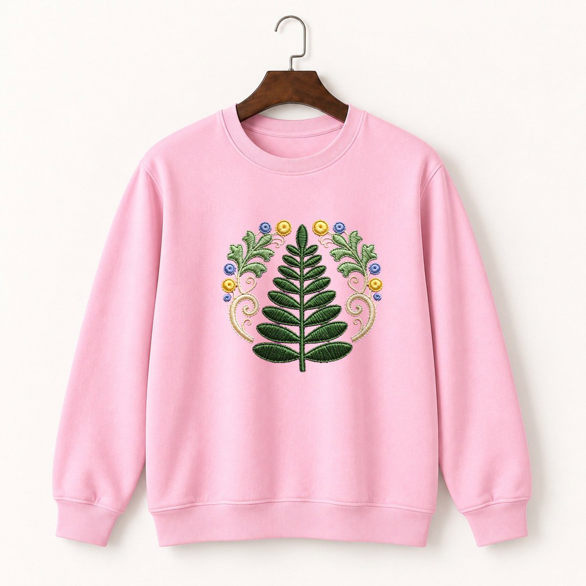 Fern Frond Crewneck Sweatshirt 4
