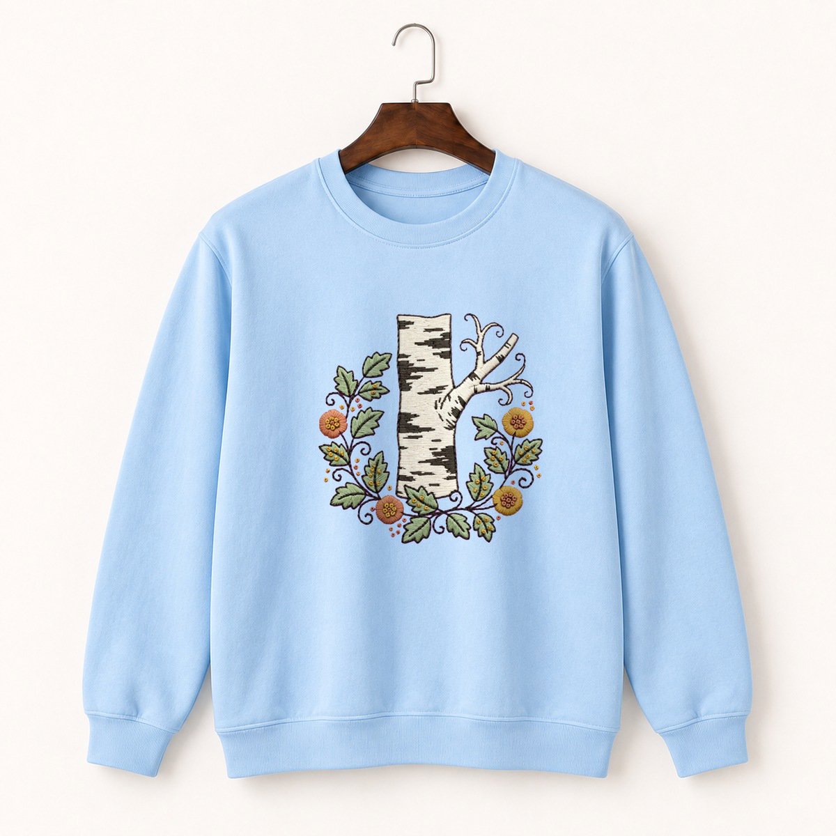 Birch Branch Crewneck Sweatshirt 1