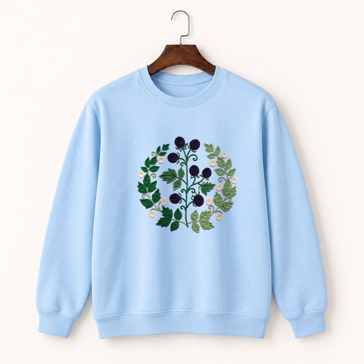 Blackberry Branch Crewneck Sweatshirt 1