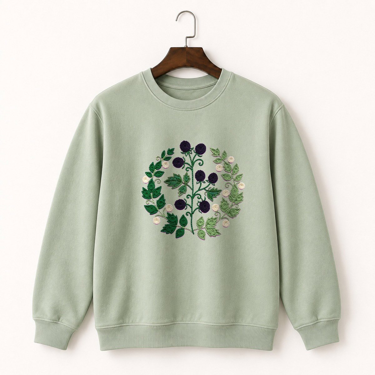 Blackberry Branch Crewneck Sweatshirt 2