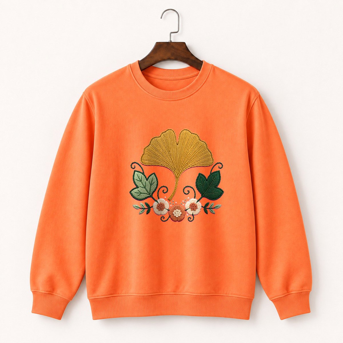 Ginkgo Leaf Crewneck Sweatshirt 3