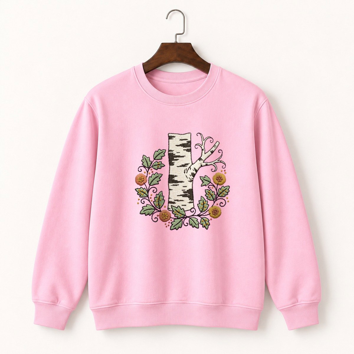 Birch Branch Crewneck Sweatshirt 4