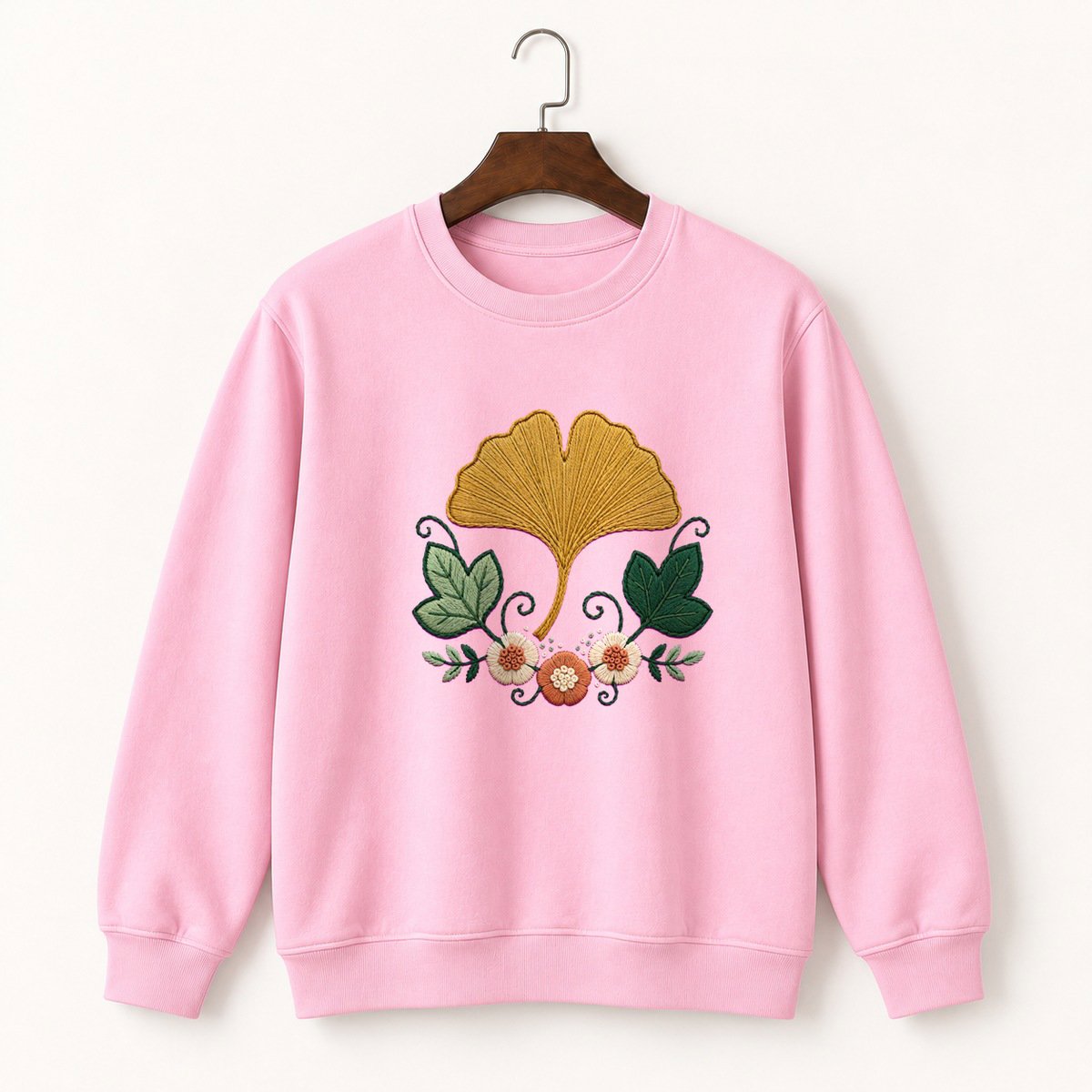 Ginkgo Leaf Crewneck Sweatshirt 4