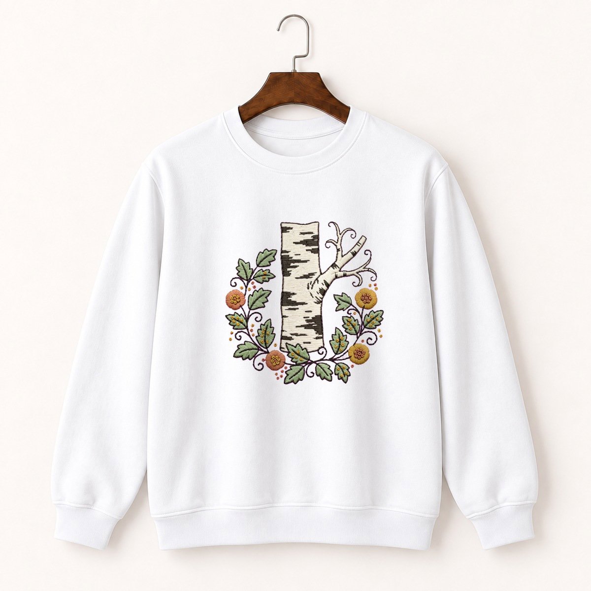 Birch Branch Crewneck Sweatshirt 5