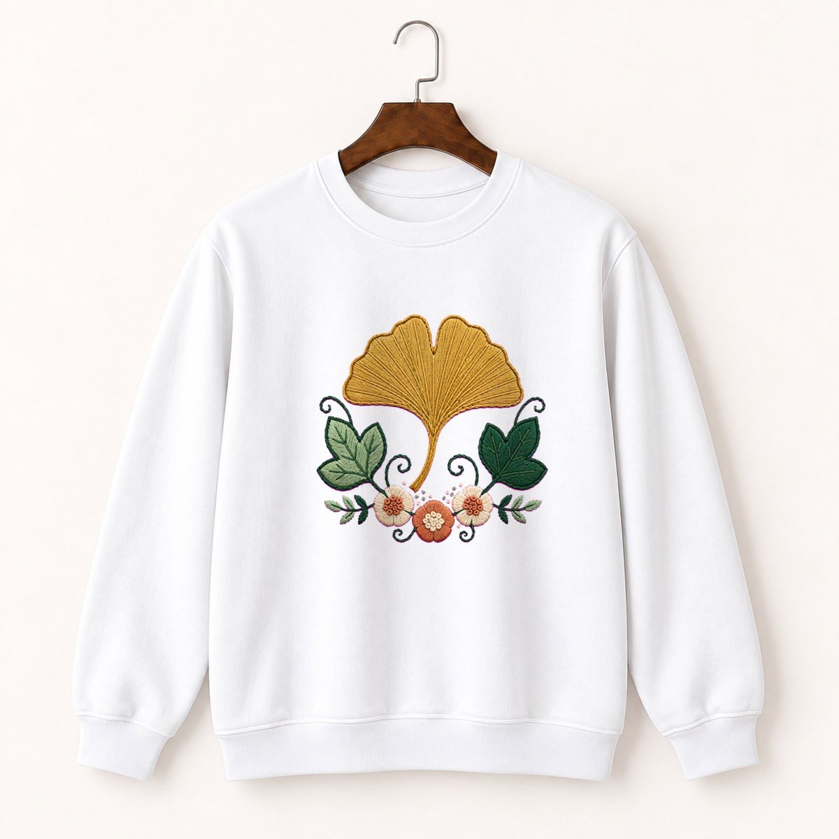 Ginkgo Leaf Crewneck Sweatshirt 5