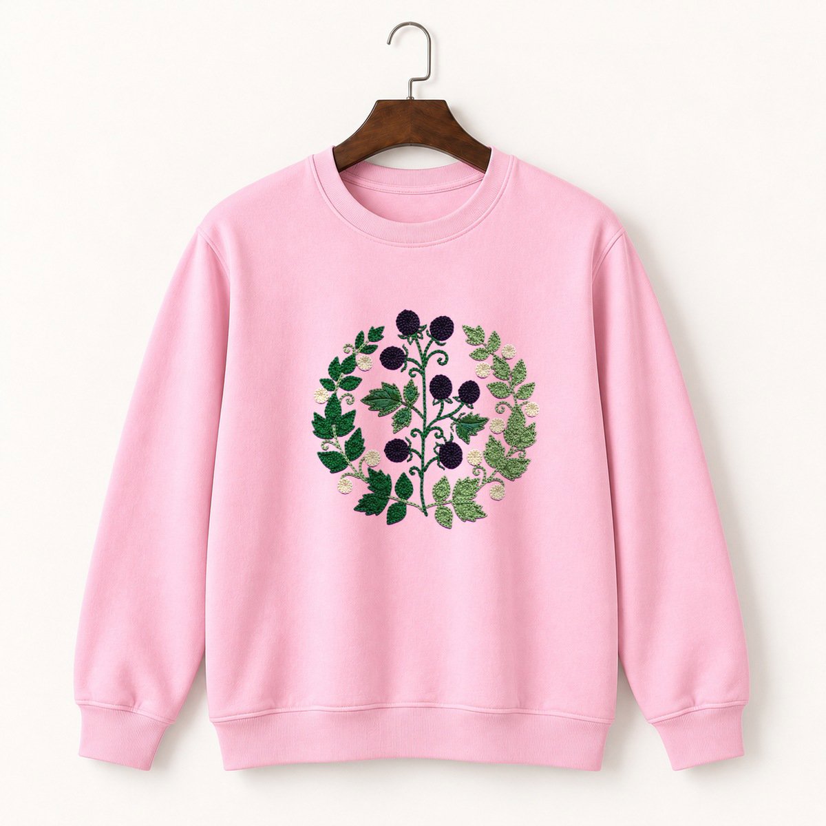 Blackberry Branch Crewneck Sweatshirt 4