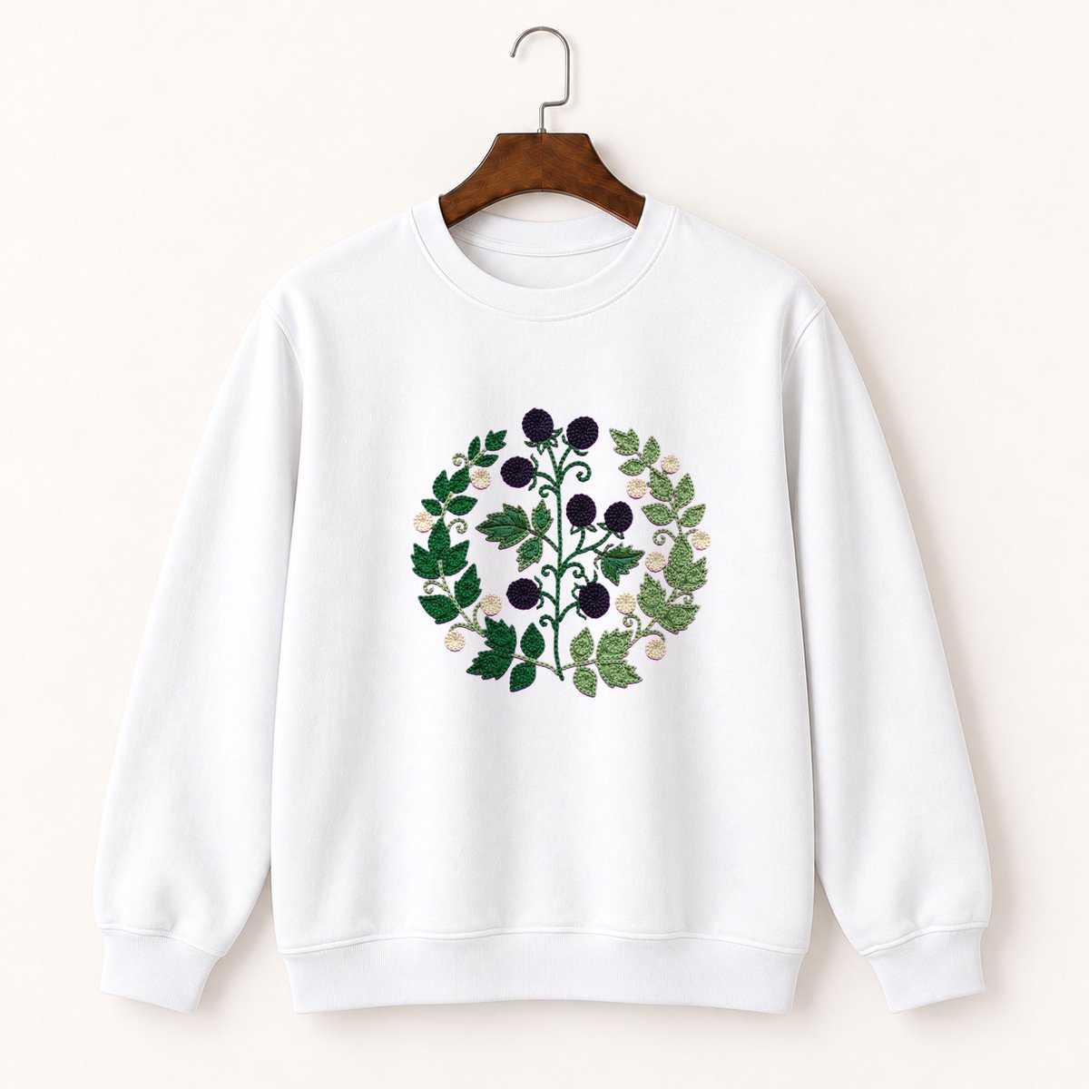 Blackberry Branch Crewneck Sweatshirt 5