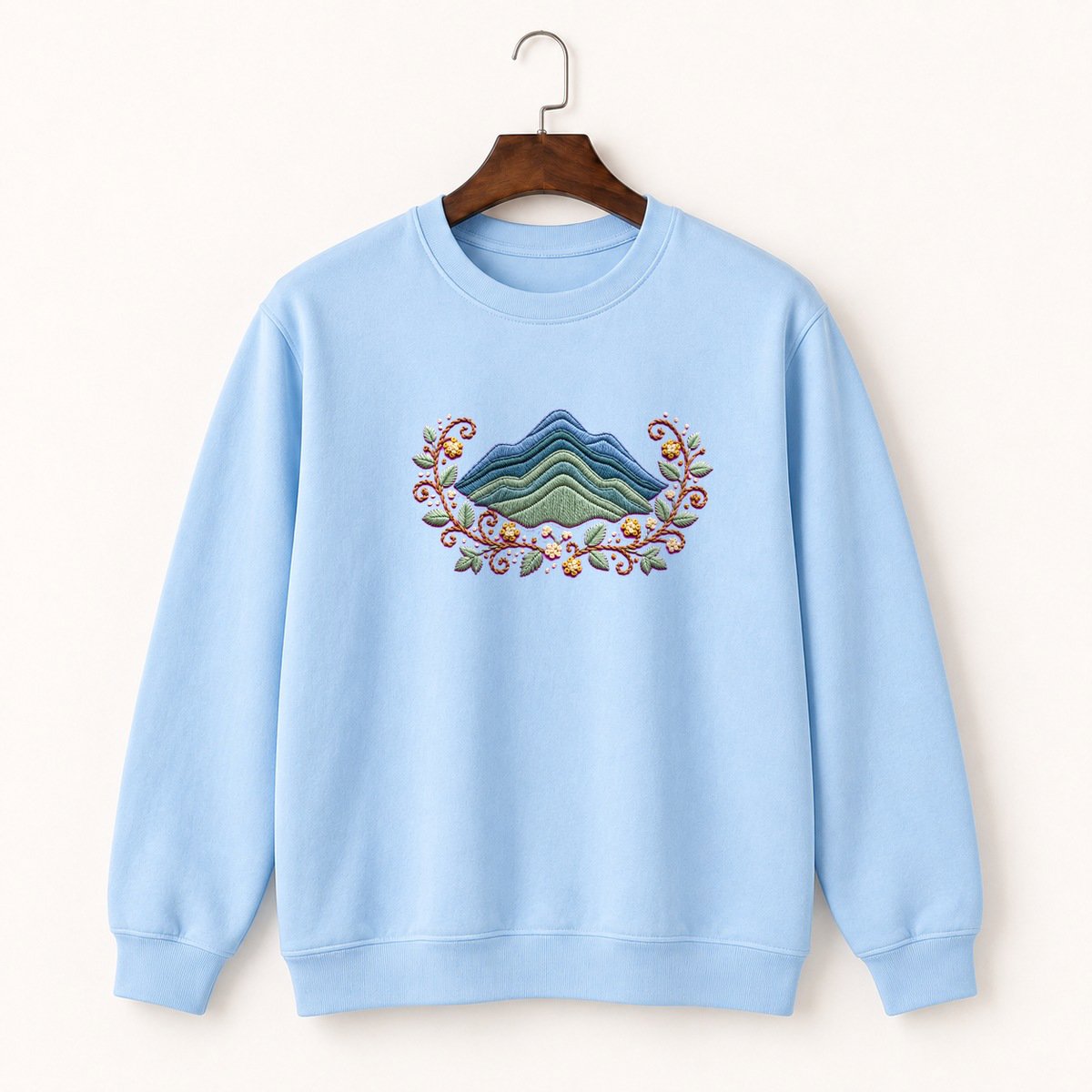 Blue Ridge Mountains Crewneck Sweatshirt 1