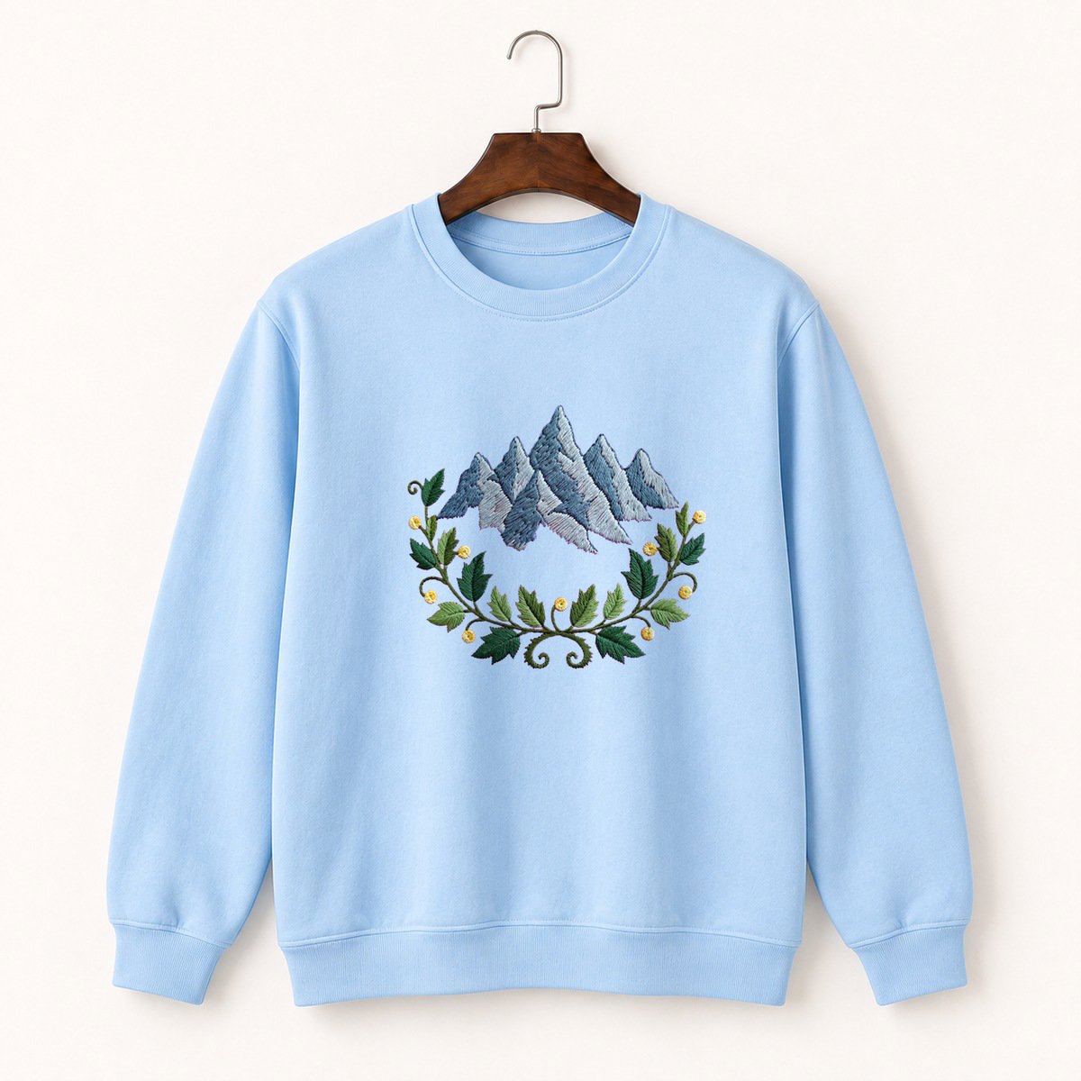 Teton Mountains Crewneck Sweatshirt 1