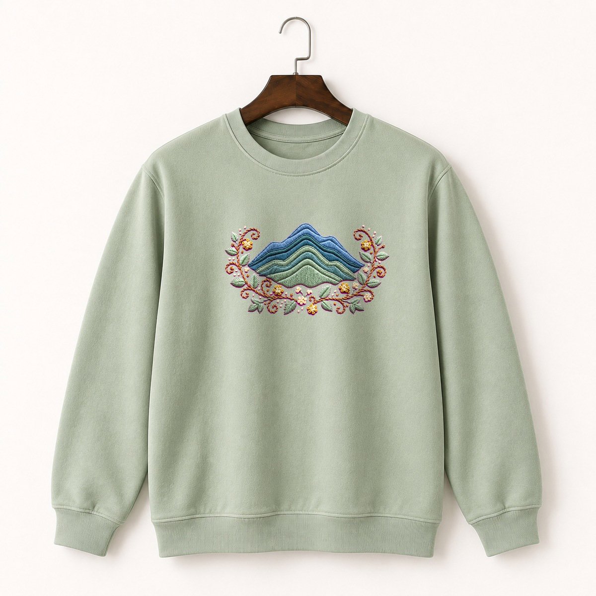 Blue Ridge Mountains Crewneck Sweatshirt 2