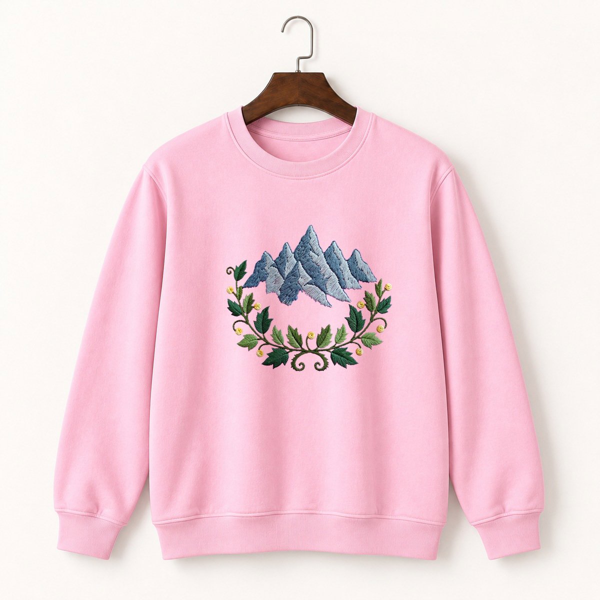 Teton Mountains Crewneck Sweatshirt 4