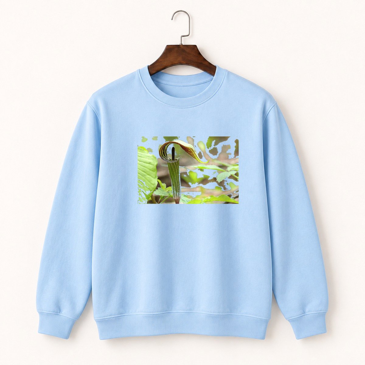 Jack-in-the-Pulpit Flower Crewneck Sweatshirt 1