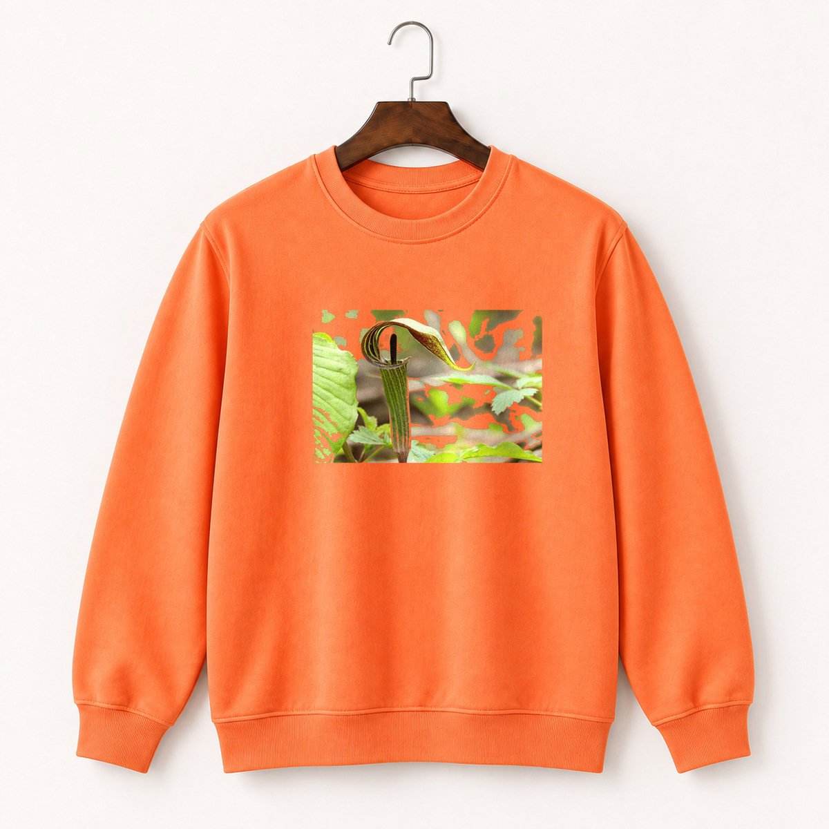 Jack-in-the-Pulpit Flower Crewneck Sweatshirt 3