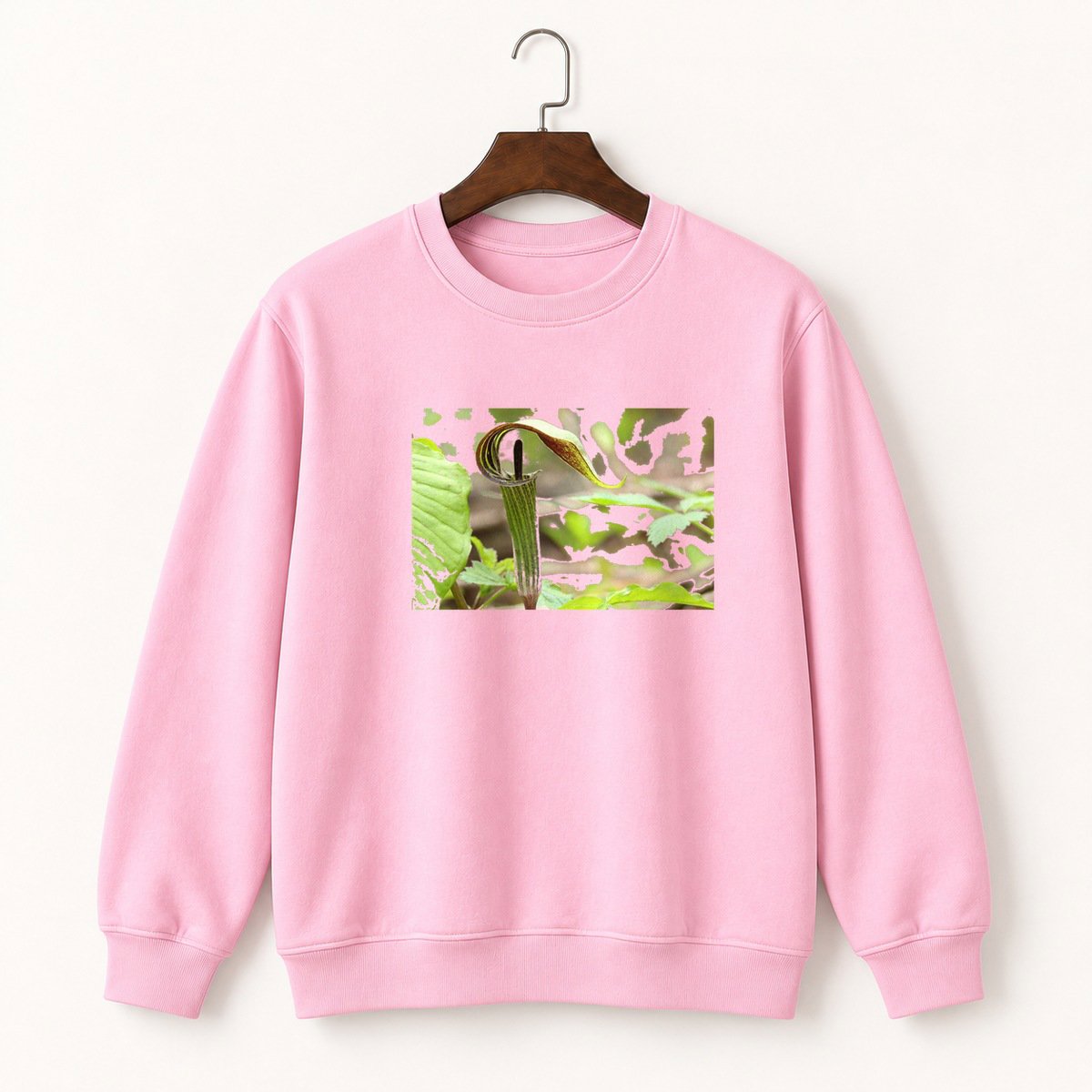 Jack-in-the-Pulpit Flower Crewneck Sweatshirt 4