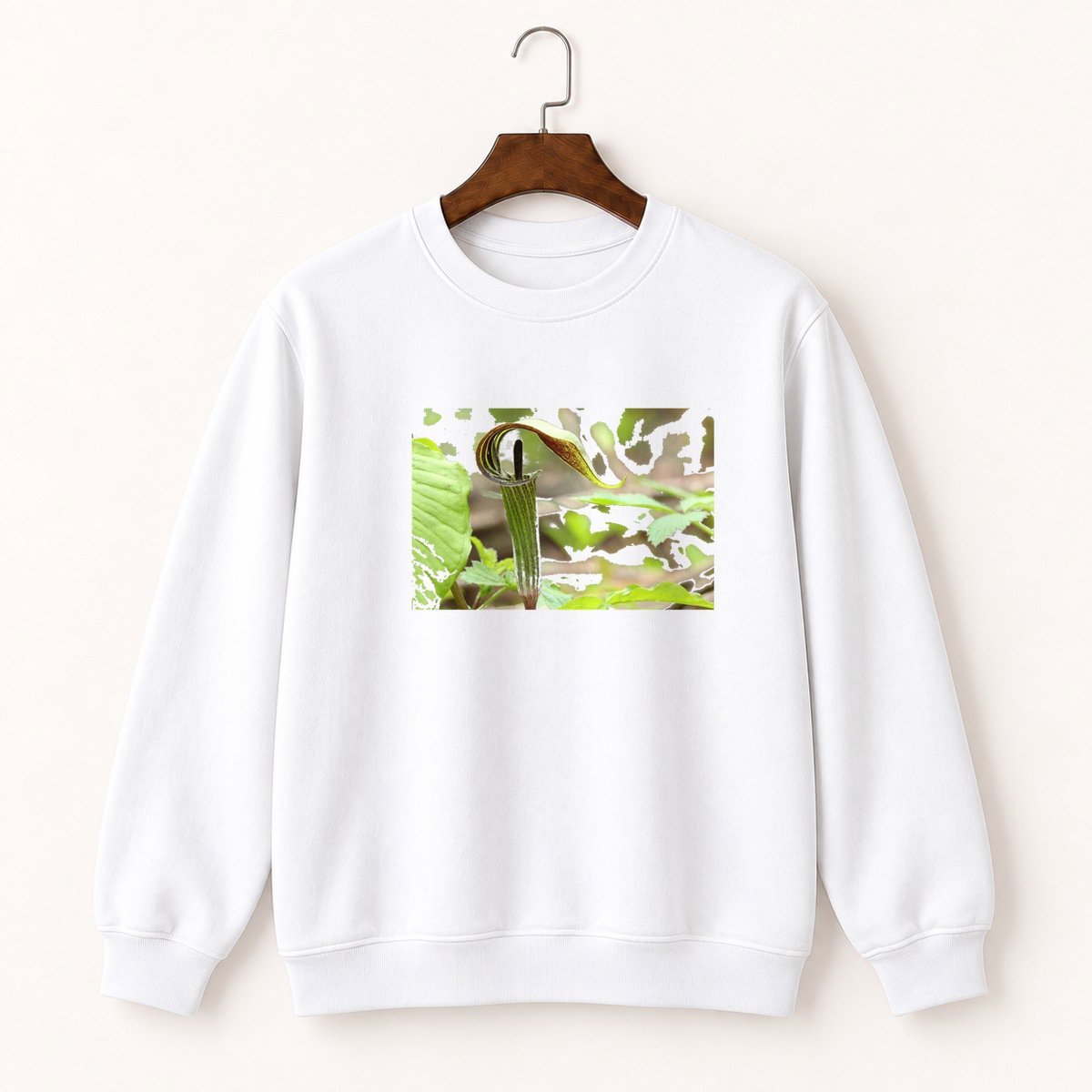 Jack-in-the-Pulpit Flower Crewneck Sweatshirt 5