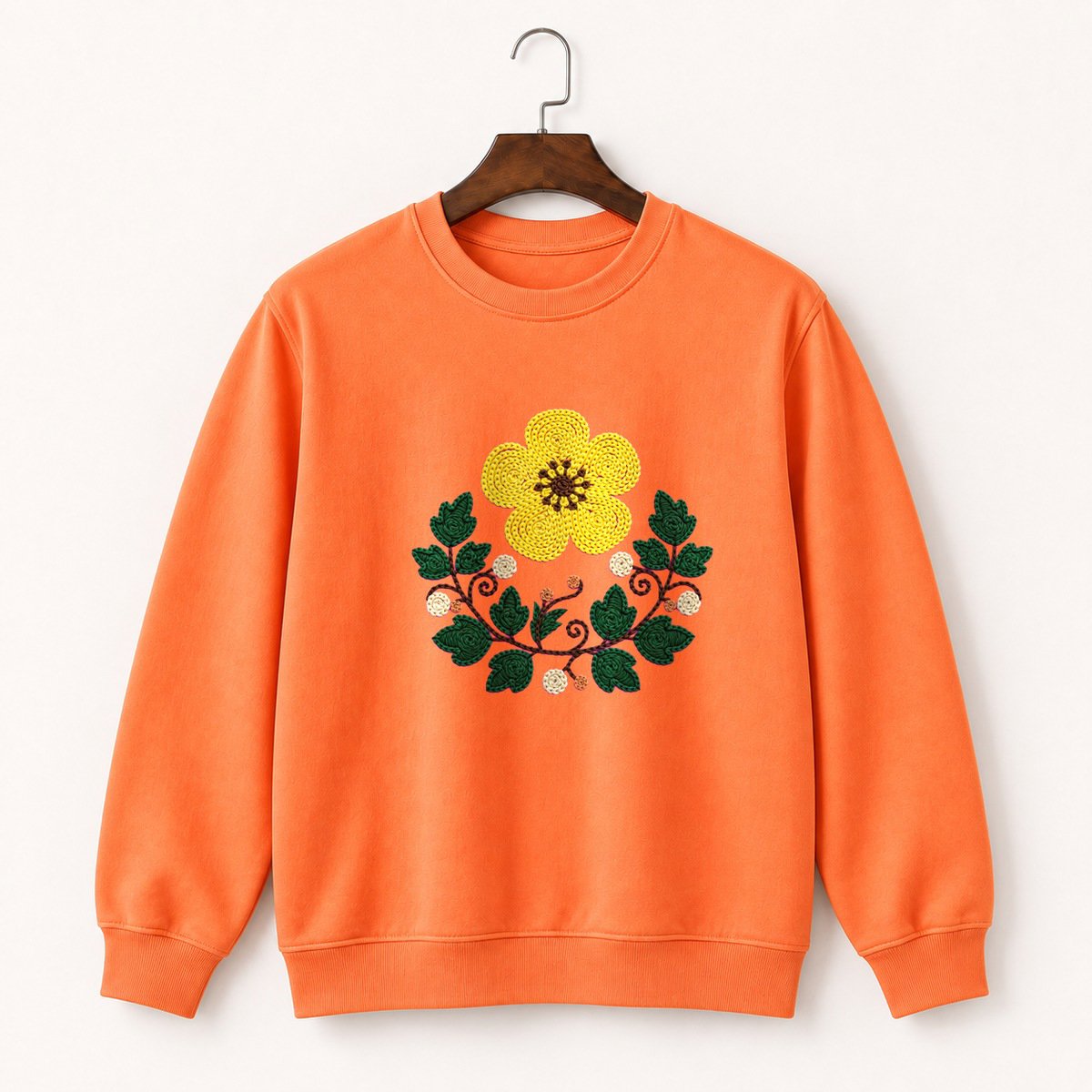 Buttercup Flower Crewneck Sweatshirt 3