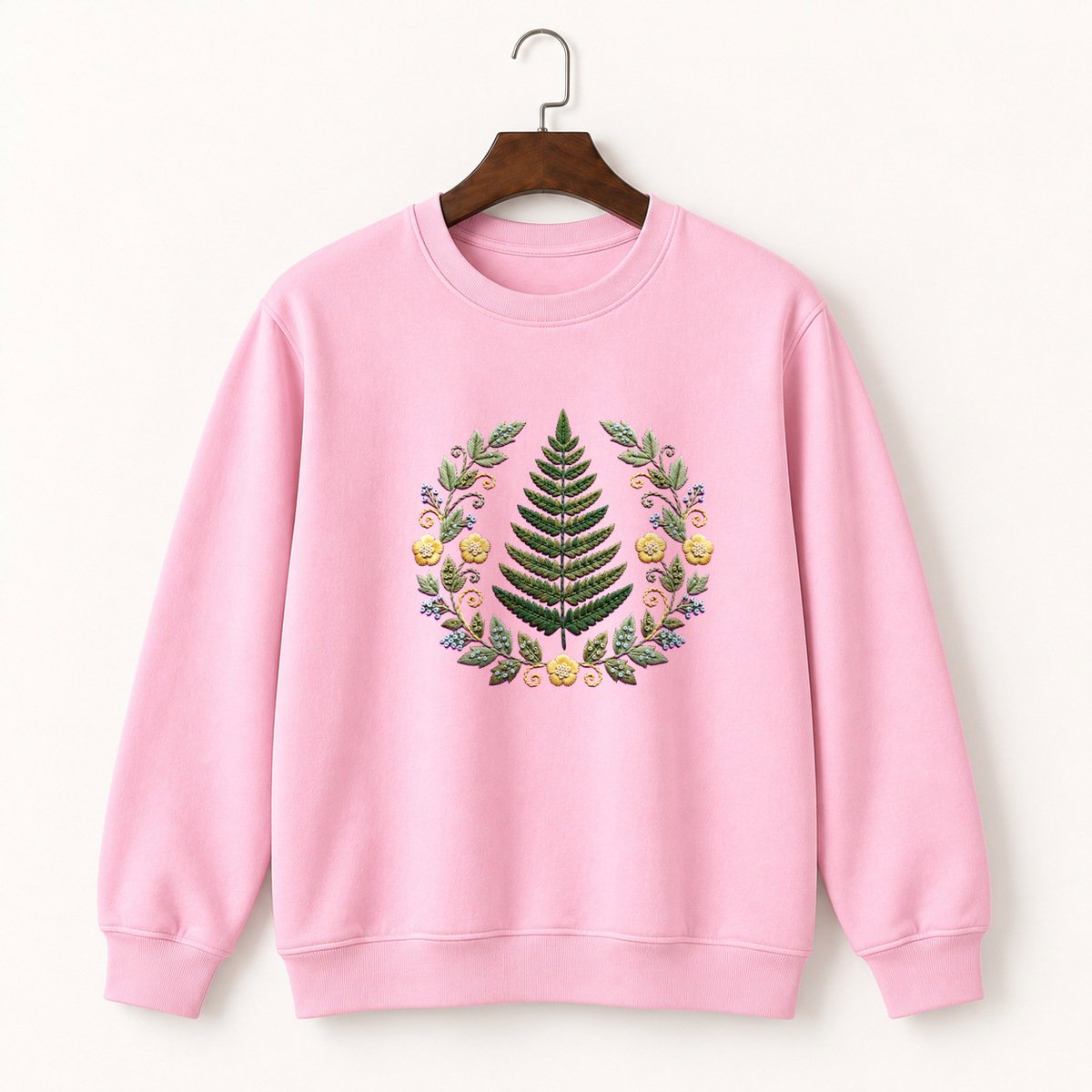 Fern Frond Crewneck Sweatshirt 4
