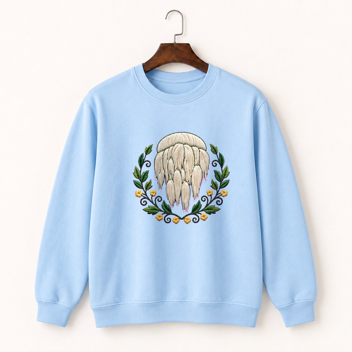 Lion's Mane Mushroom Crewneck Sweatshirt 1